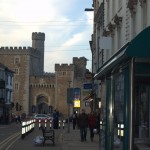 Cardiff Castle from St. Mary's Street