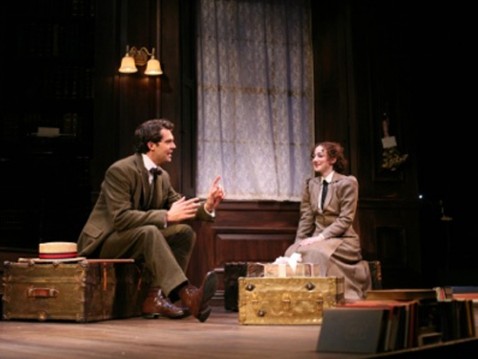 Robert Adelman Hancock and Megan McGinnis in a scene from Daddy Long Legs